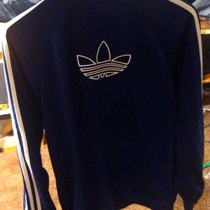 Adidas track zip up jacket